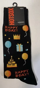 Hotsox " Happy Birthday Socken, Hot Pink, 1 Paar, Herren 10-13 - Bild 1 von 3
