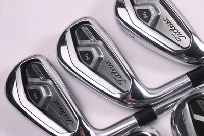 Left Hand Titleist T300 2021 Irons / 5-PW+48° / Regular Flex AMT Red R300 Shafts - Image 1 of 4