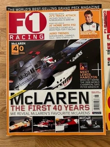Very Rare June 2006 F1 Racing Magazine /McLaren-The First 40 Years! - Picture 1 of 1