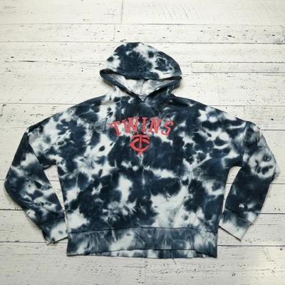Minnesota Twins Hoodie Mens Large MLB Baseball Tie Dye Sweatshirt New Era 2022 - Image 1 of 4