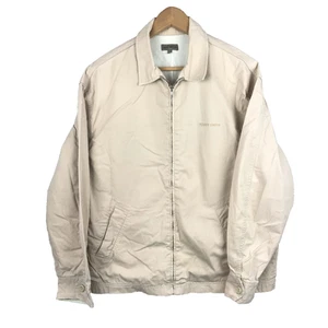 Teddy Smith Veste Homme L Beige 100% Coton Zip Manches Longues Poches Avant - Imagen 1 de 8