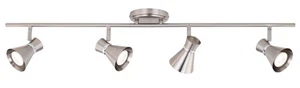 Vaxcel Lighting C0220 Alto 4 Light 36"W LED Fixed Rail Ceiling - Chrome - Picture 1 of 6