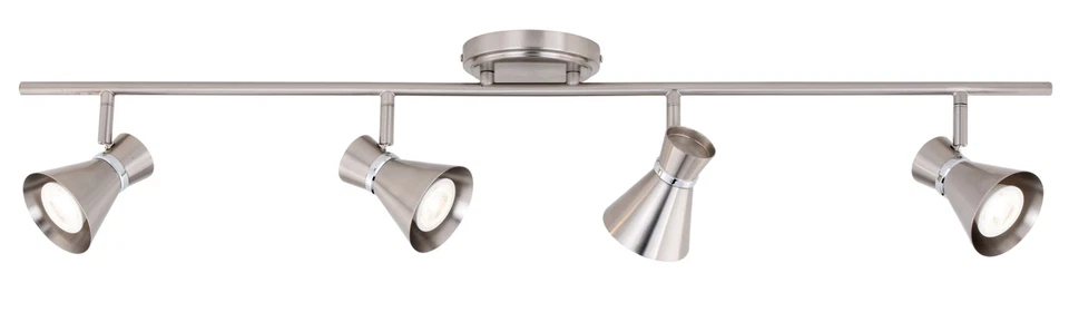 Vaxcel Lighting C0220 Alto 4 Light 36"W LED Fixed Rail Ceiling - Chrome - Image 1 of 4