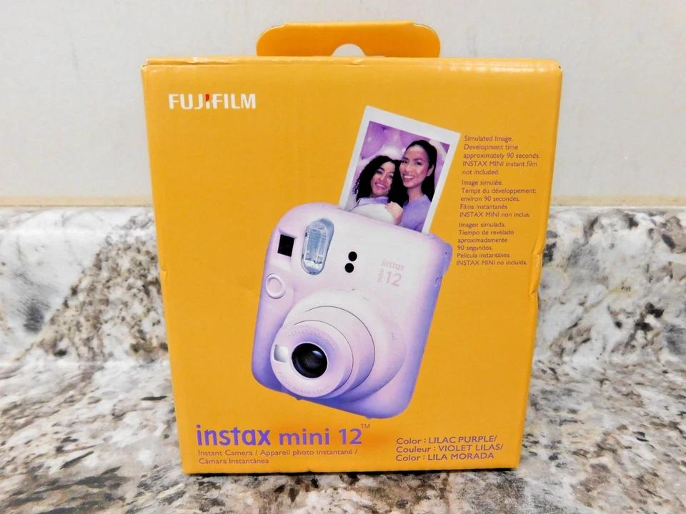 Fujifilm Instax Mini 12 Instant Print Film Camera (Lilac Purple) - Image 1 of 1