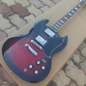 2025 SG Electric Guitar Transparent 2TS Color Mahogany Body Rosewood Fretboard - Picture 1 of 5