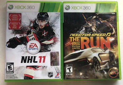 NEED FOR SPEED THE RUN LIMITED EDITION,NHL 11 BUNDLE(XBOX 360) - Image 1 of 4
