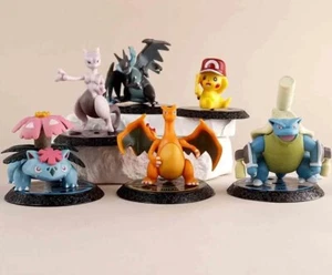 POKEMON 6PZ/SET ACTION FIGURES 6-7CM ANIME MANGA COLLECTION PIKACHU CHARIZARD - Foto 1 di 8