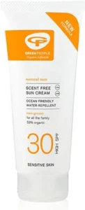 Green People Scent Free Sun Cream SPF30 100ml | Travel Size | Natural, Organic | - Picture 1 of 1