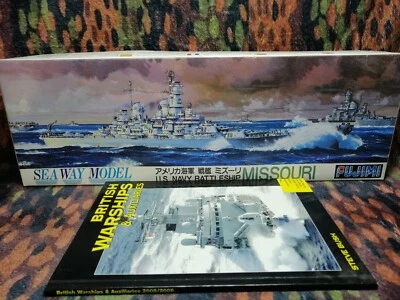 FUJIMI  KIT 1/700 COD. 44107 SEA WAY MODEL U.S. NAVY BATTLESHIP MISSOURI +LIBRO - Immagine 1 di 4