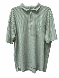 Peter Millar Camicia Uomo XL Righe Estate Comfort Golf Mare Lavaggio Polo Stretch - Foto 1 di 3