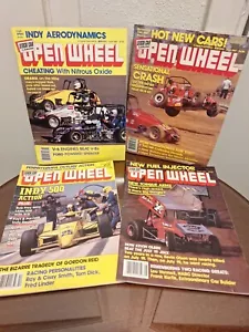 (4) OPEN WHEEL MAGAZINE 1987 Vintage Lot - Picture 1 of 6