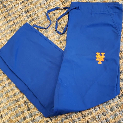 York Mets MLB Scrub PANTS Genuine major league  Mercha SIZE Small Nurse Cover