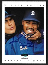 1996 SCORE #166  Kimera Bartee  DETROIT TIGERS  SIGNED AUTOGRAPH AUTO COA