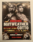 Floyd Mayweather Vs Miguel Cotto & Canelo-Mosley 2012 Program, On-Site