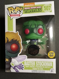 Baxter Stockman Fly GITD Funko Pop Limited Edition Vaulted Ninja Turtles TMNT - Picture 1 of 6