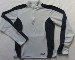 Asics Women's Stretch Polyester L/S 1/4 Zip Semi Fitted Athletic Shirt - Small - Picture 1 of 6