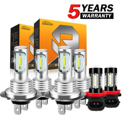 6x bombillas faros LED luces altas/bajas + luces antiniebla 6000 k para BMW 328i 2007-2016 Foto 1 de 4