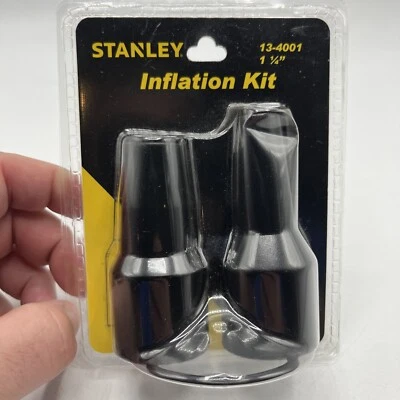 Stanley Inflation Kit (2 nozzle sizes) Fits Most Wet/Dry Vacuums 1 1/4" - Image 1 of 4