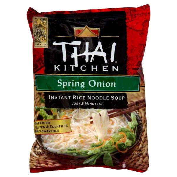 Thai Kitchen Instant Rice Noodle Soup Mild Spring Onion 1.6 Oz