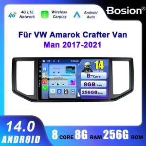 Android 14 Autoradio Für VW Amarok Crafter Van Man 2017-2021 Navi Car Play 256GB - Bild 1 von 20