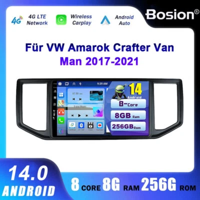 Android 14 Autoradio Für VW Amarok Crafter Van Man 2017-2021 Navi Car Play 256GB - Bild 1 von 4