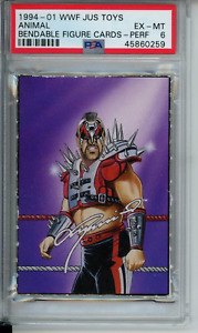 1994 - 01 WWF JUS Toys Bendable Legion Of Doom Road Warrior Animal PSA 6 Pop 1