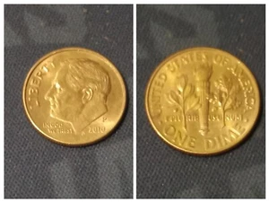 2010 P Roosevelt Dime Die Chip Error - Picture 1 of 15