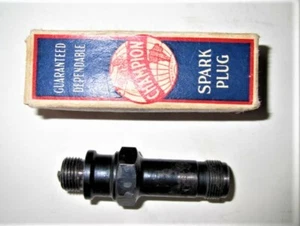 Vintage Used C10S Champion Spark Plug Shielded w/ Box - Picture 1 of 5