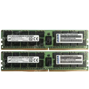 32GB 2X16GB PC4-2133MHZ IASER ECC RDIMM Memory For DELL T630 R230 T30 T130 - Picture 1 of 6