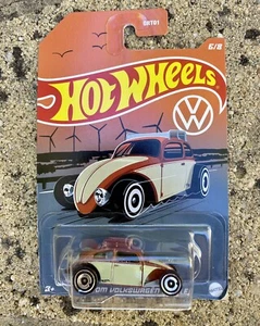 Hot Wheels: Custom Volkswagen Beetle 6/8 Die Cast Car - Picture 1 of 2
