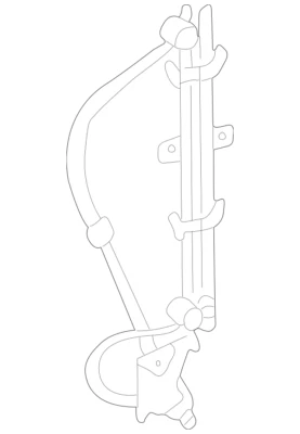 Mercedes Benz G63 AMG G500 G55 AMG G550 4X4 Right Window Regulator 4637301046 - Image 1 of 3