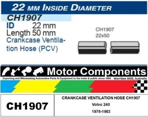 CRANKCASE VENTILATION HOSE(PVC) CH1907 FOR Volvo 240 1976-1983 - Picture 1 of 2