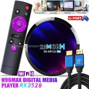 Upgraded H96 MAX Smart TV Box Android 13.0 Quad Core 8K HD Stream Media Player - Picture 1 of 39