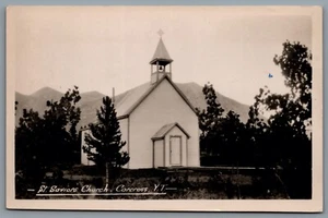 Postcard RPPC c1930s Carcross Yukon St. Saviors Anglican Church 7 Austin St. - Bild 1 von 2