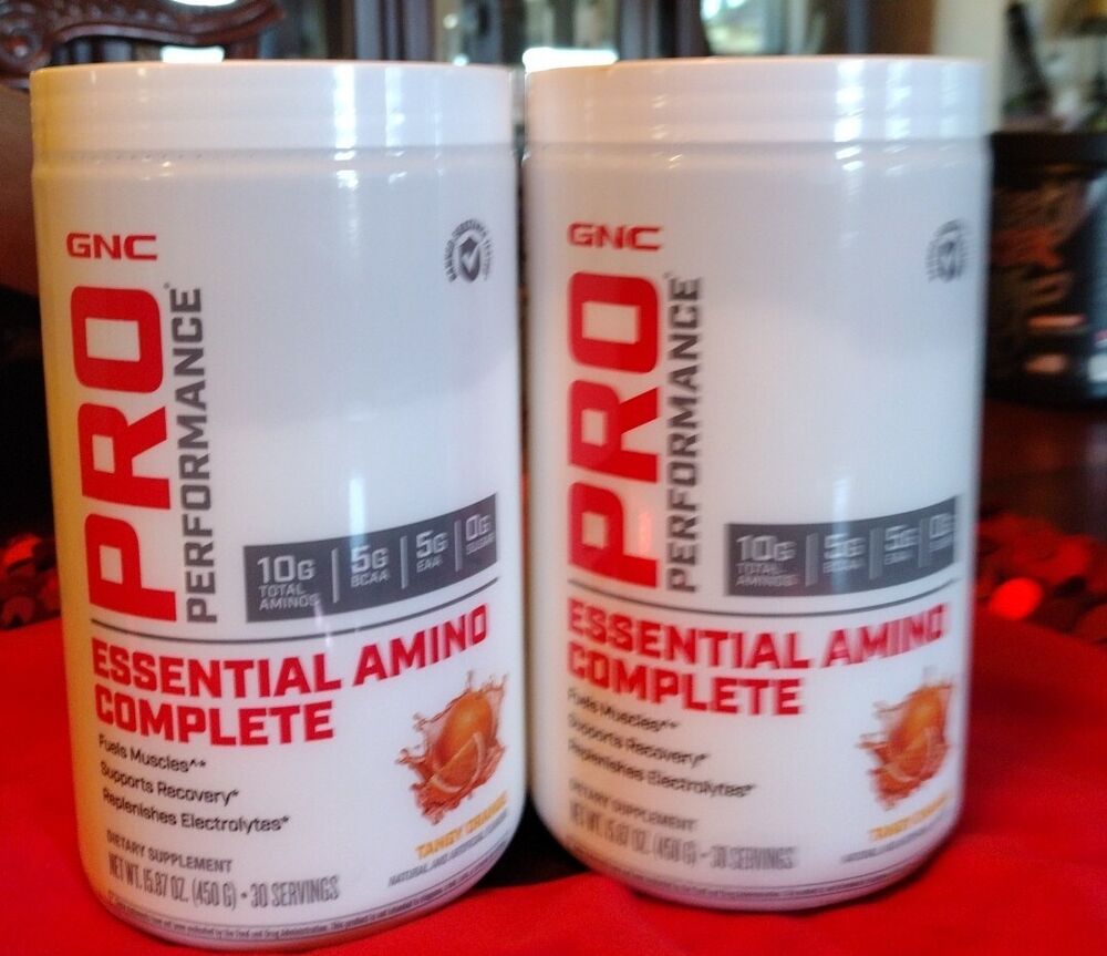 GNC Pro Performance Essential Amino Complete Tangy Orange EXP 03/25 FREE SHIP