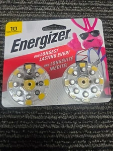 Baterías para audífonos Energizer tamaño 10 (zinc aire) PAQUETE DE DOS - NUEVO Exp. 12/2026-B - Imagen 1 de 3