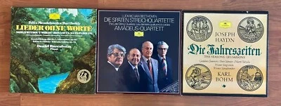 Deutsche Grammophon Classical Music 3 Box Sets Beethoven, Mendelssohn Haydn LP.. - Image 1 of 4