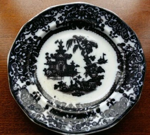 Podmore & Walker 19th Century Mulberry Flow Dinner Plate (9"/22cm) - Picture 1 of 6