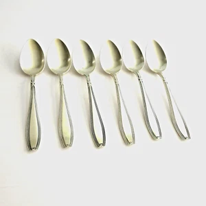 6 Teaspoons ARGENTA 90 Silverplate Germany Some plate loss and scratches - Picture 1 of 5