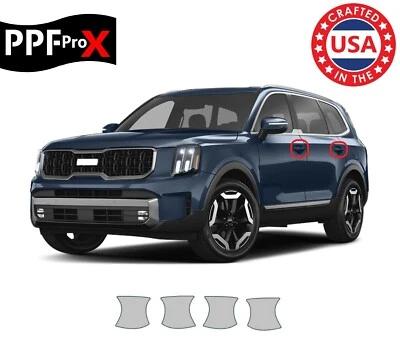 Película de protección de pintura para taza de manija de puerta PPF para KIA Telluride 2023-2025 Foto 1 de 3