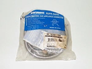 Dormont Gas Range Furnace Stove Appliance Connector 3/4" MIP x 3/4 FIP x 36" - Picture 1 of 5