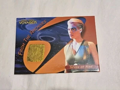 STAR TREK 40TH ANNIVERSARY TRADING COSTUME CARD C12 7 OF 9 SEVEN OF NINE .,. - Image 1 of 4