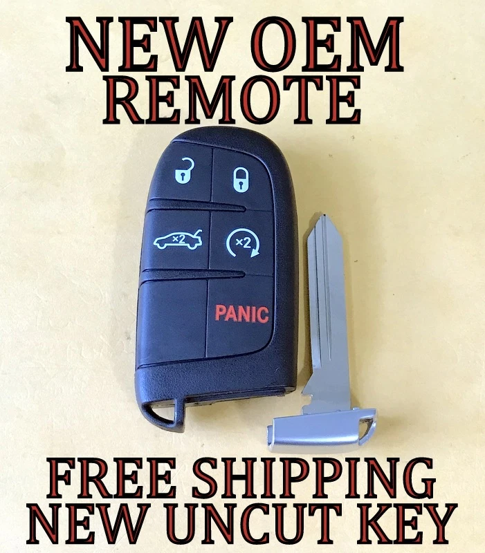NEW OEM 2011-2018 CHRYSLER 300 SMART KEY REMOTE FOB PROX 56046759 M3N-40821302 - Image 1 of 2