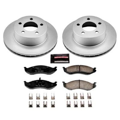 PowerStop Disc Brake Kit - Front - Fits Jeep Cherokee 1990-1999, Jeep Comanche 1 - Image 1 of 4