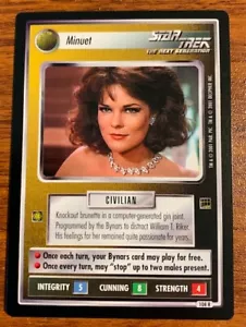 2001 Decipher Star Trek Holodeck #104R Minuet Used Free Shipping - Picture 1 of 2