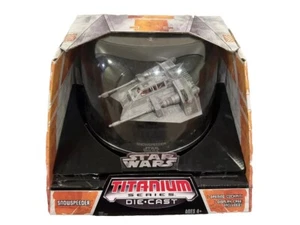 Hasbro Titanium Ultra Star Wars Luke’s Snowspeeder! (Diecast Ship ~5.5”x5”) - Picture 1 of 3