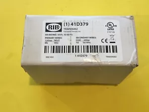 NEW RIB 41D379 TR40VA002 Transformer 40VAC, 50/60Hz Free US Shipping! - Picture 1 of 5
