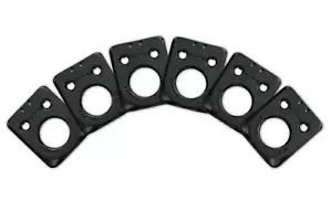 Graph Tech InvisoMatch Ratio Tuner Mounting Plates for Fender 2-Pin Hole - BLACK - Picture 1 of 1