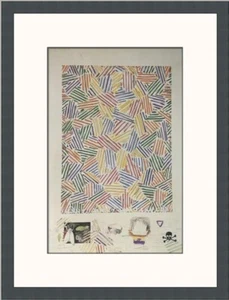 Jasper Johns Cicada Custom Framed Print - Picture 1 of 2