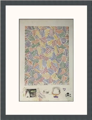 Estampado enmarcado personalizado Jasper Johns Cicada Foto 1 de 2